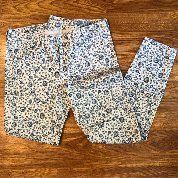 Madewell Skinny Crop Floral Jeans - Picture 2 of 5